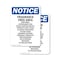 Signmission Fragrance Free Area Perfumes, 7 in W x Rectangle, Plastic OS-2PACK-NS-P-710-V-12905 - alternate 1